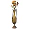 Uniquewise Antique Style 2 Handle Metal Jug Floor Vase for Entryway, Living Room or Dining Room, Small QI004440.S - alternate 1